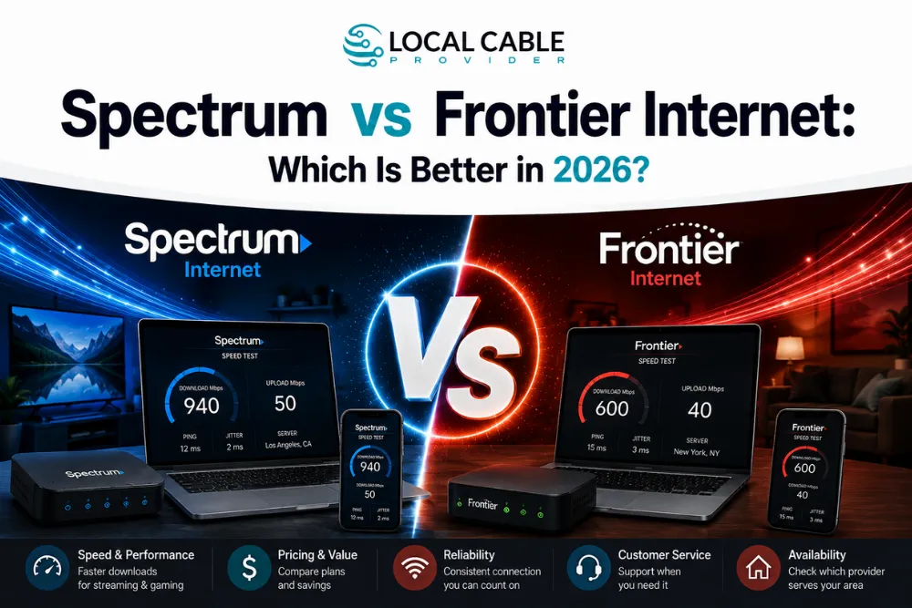 Spectrum vs Frontier Internet